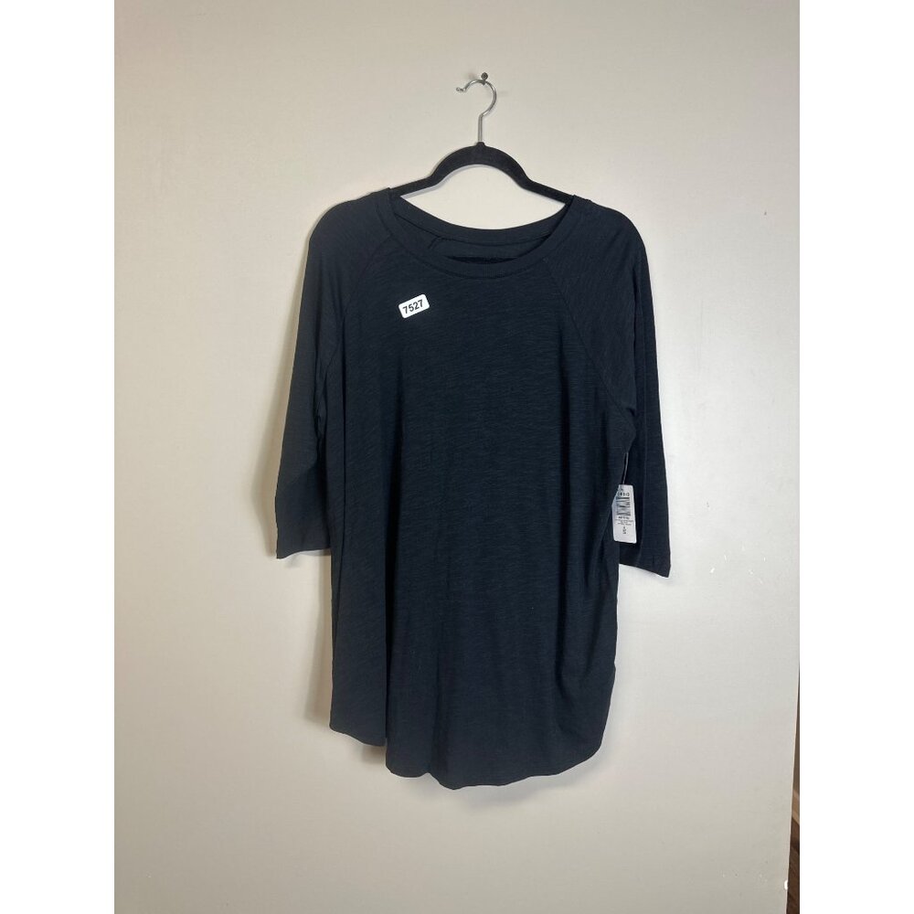 torrid super soft 4x nwt slub jersey classic fit soft crew neck tee deep black